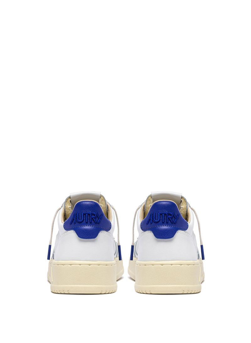 AUTRY - Basket Medalist Low Leather/Dream White/BeaBlue