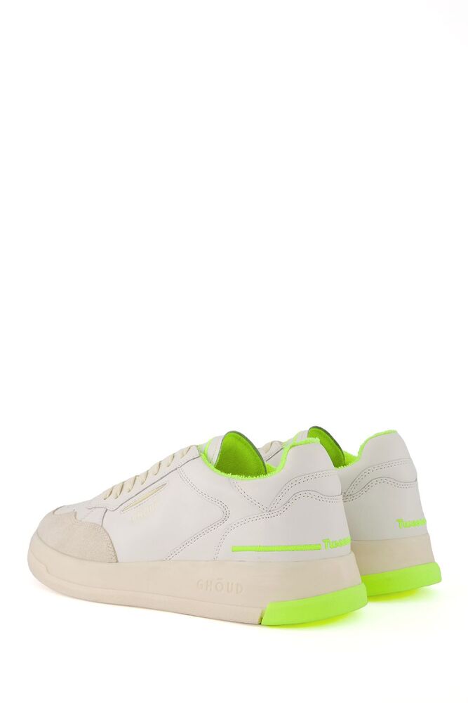 GHOUD - Basket Tweener Low Boomerang WHITE/YELLOWFLUO