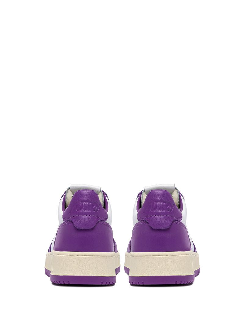 AUTRY - Basket Medalist Low Bicolor White/DBerry