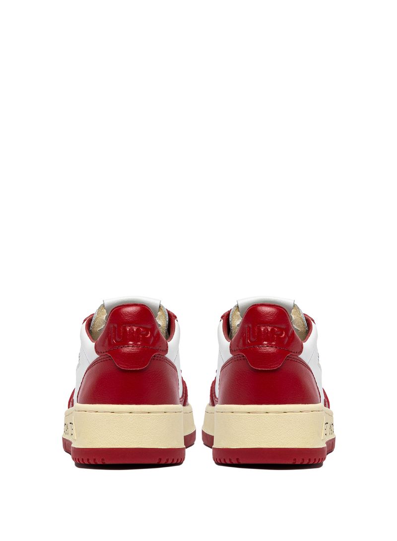 AUTRY - Basket Medalist Rouge et Blanc Game Set Match