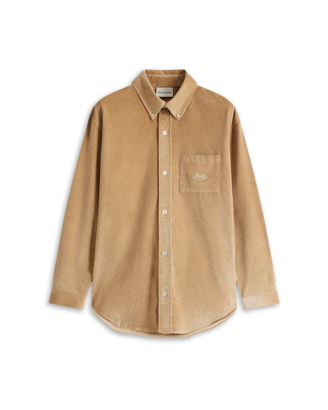 Drôle de Monsieur - Chemise en velours côtelé Beige