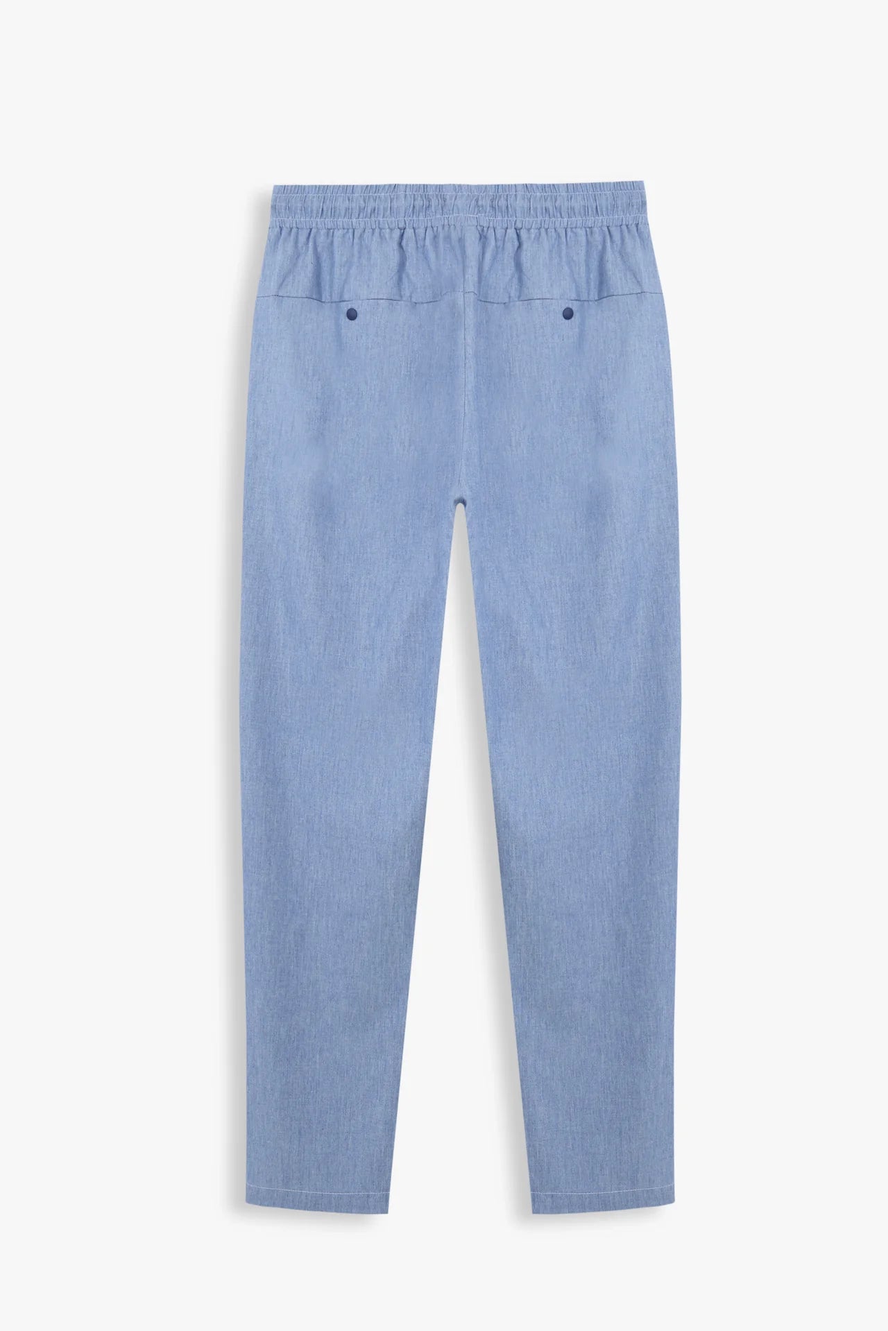 UNFEIGNED - Pantalon Smart cotton Light indigo