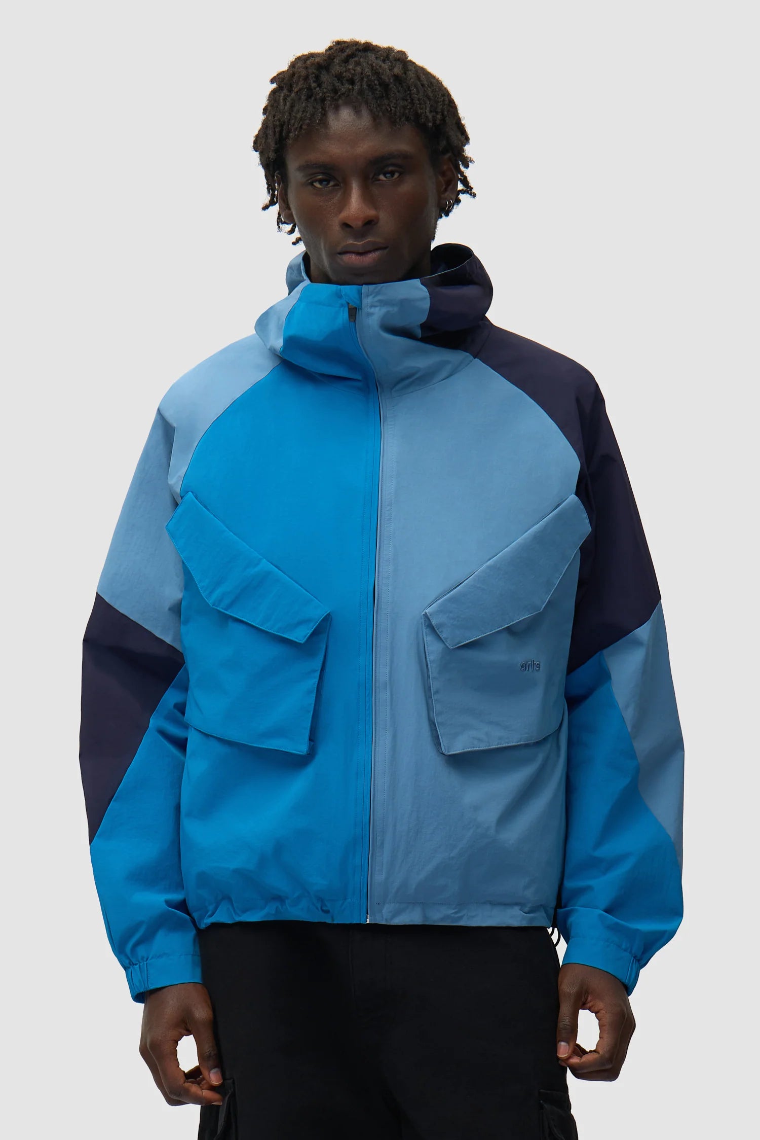 Arte - Veste Multicolor technical Jacket Bleu