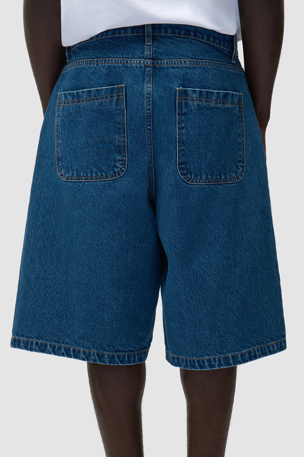 Arte - Short en jean à poches rondes Denim Brut