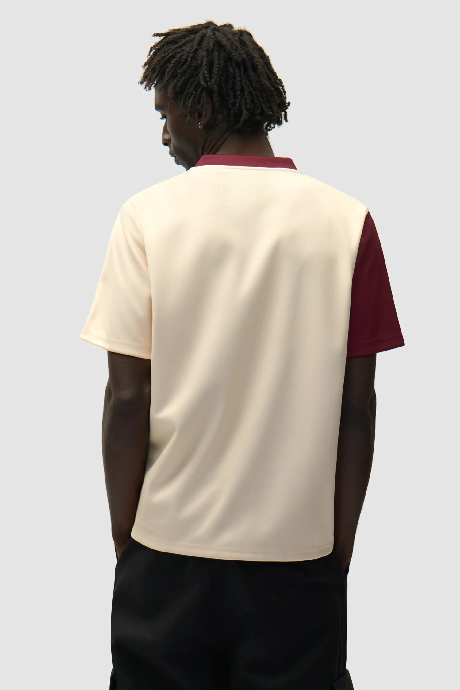 Arte - T-shirt Football Bordeau/Crème