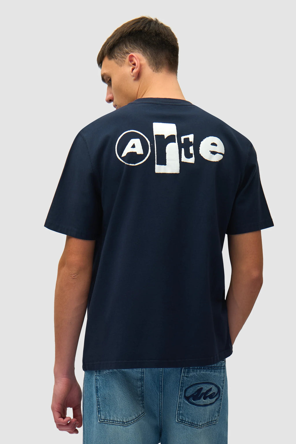 Arte - T-shirt Back collage Marine