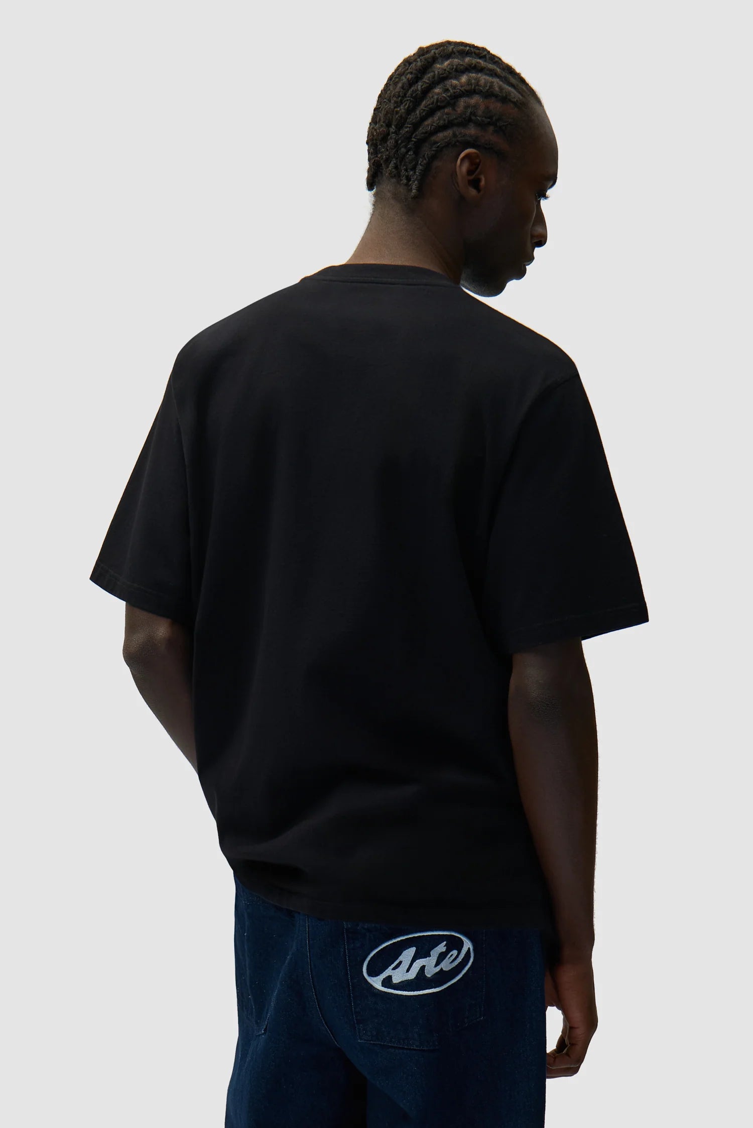 Arte - T-shirt avec logo sur le côté Noir