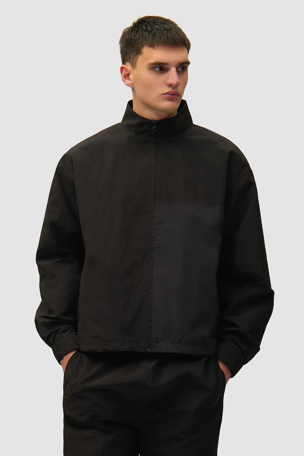 Arte - Veste de survêtement avec carré Noir