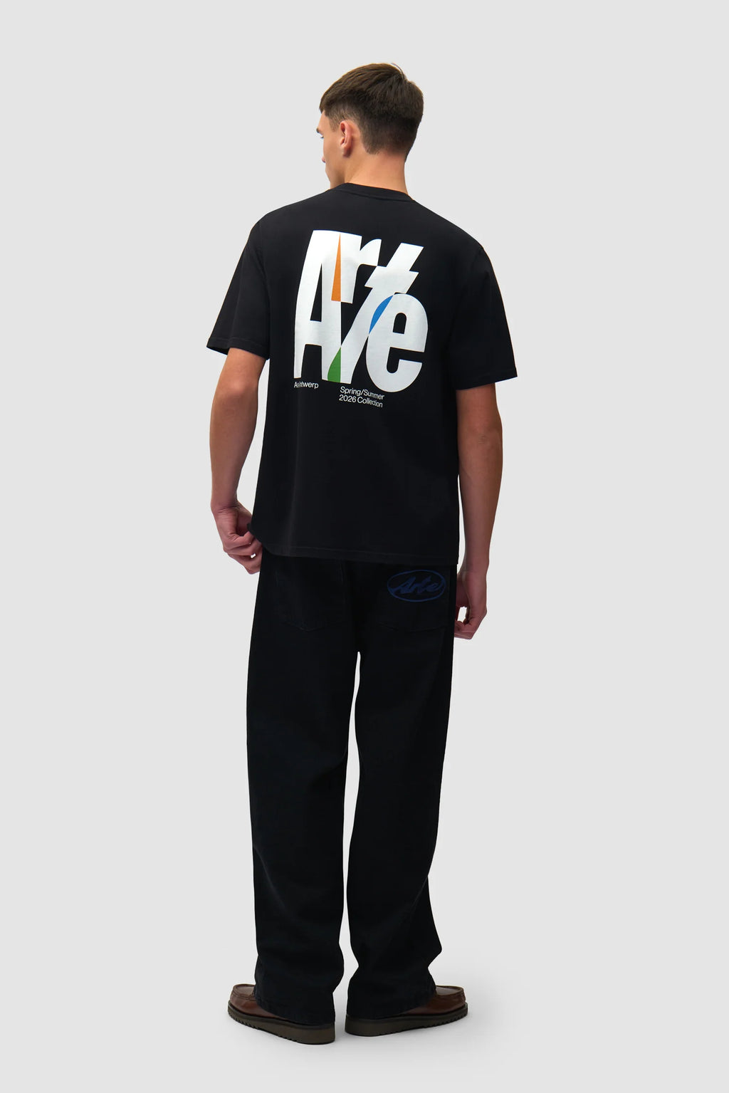 Arte - T-shirt Big Logo Back Noir