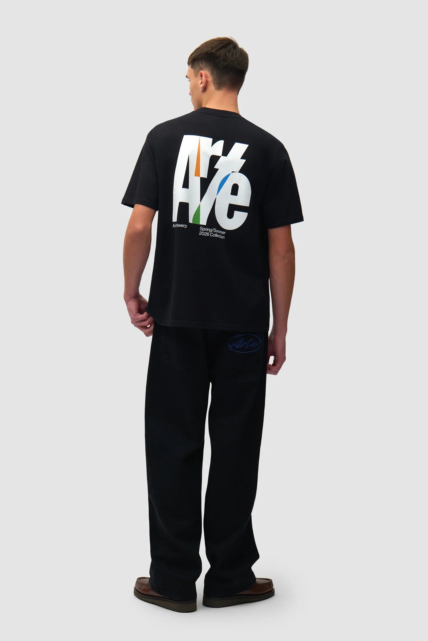 Arte - T-shirt Big Logo Back Noir