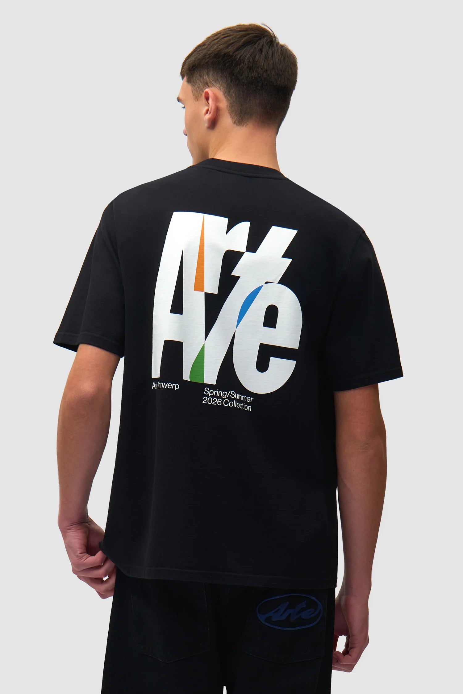 Arte - T-shirt Big Logo Back Noir