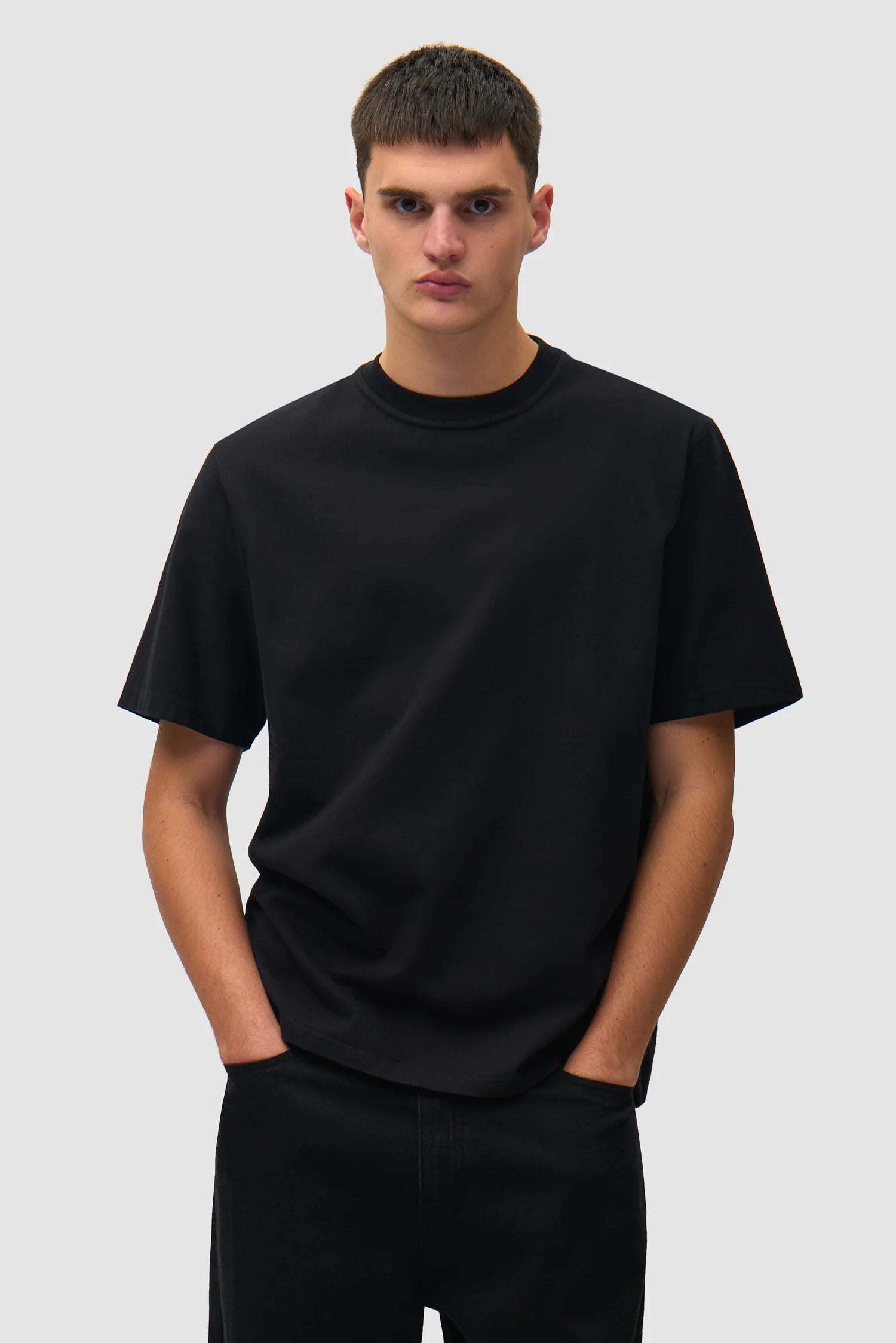 Arte - T-shirt Faded Back Print Noir