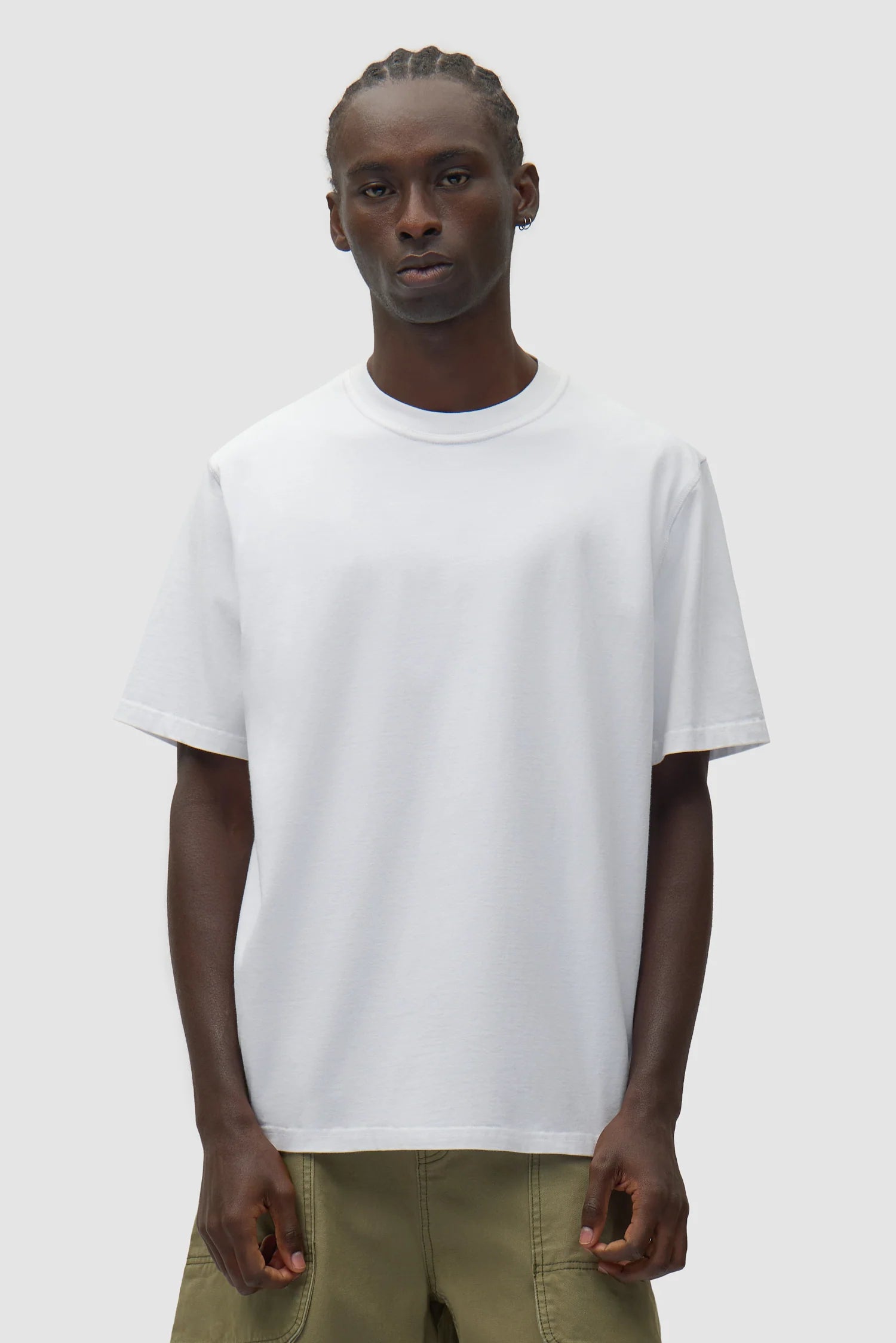 Arte - T-shirt Faded Back Print Blanc
