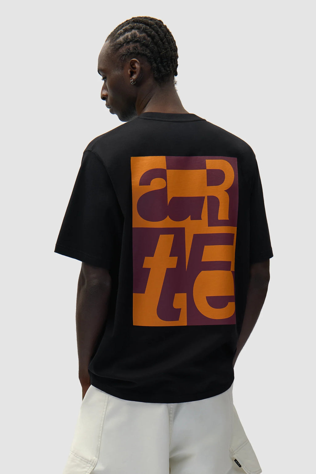 Arte - T-shirt Back Graphic Noir