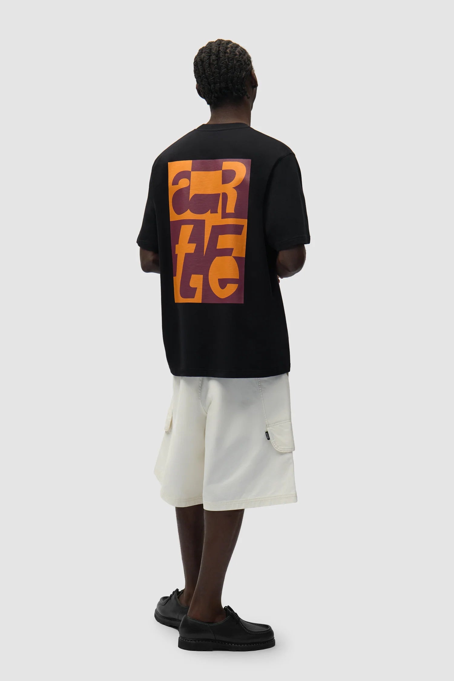 Arte - T-shirt Back Graphic Noir