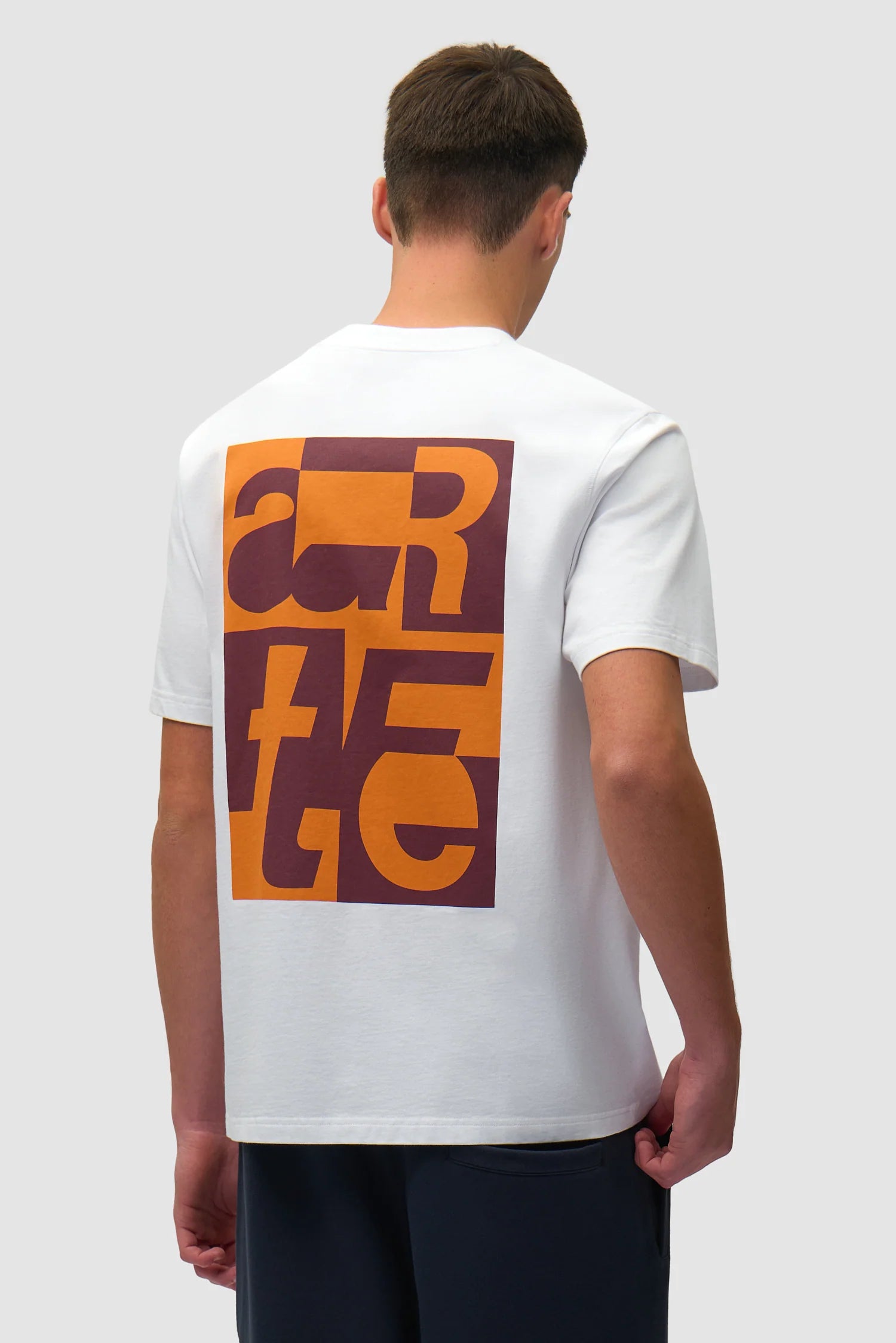 Arte - T-shirt Back Graphic Blanc