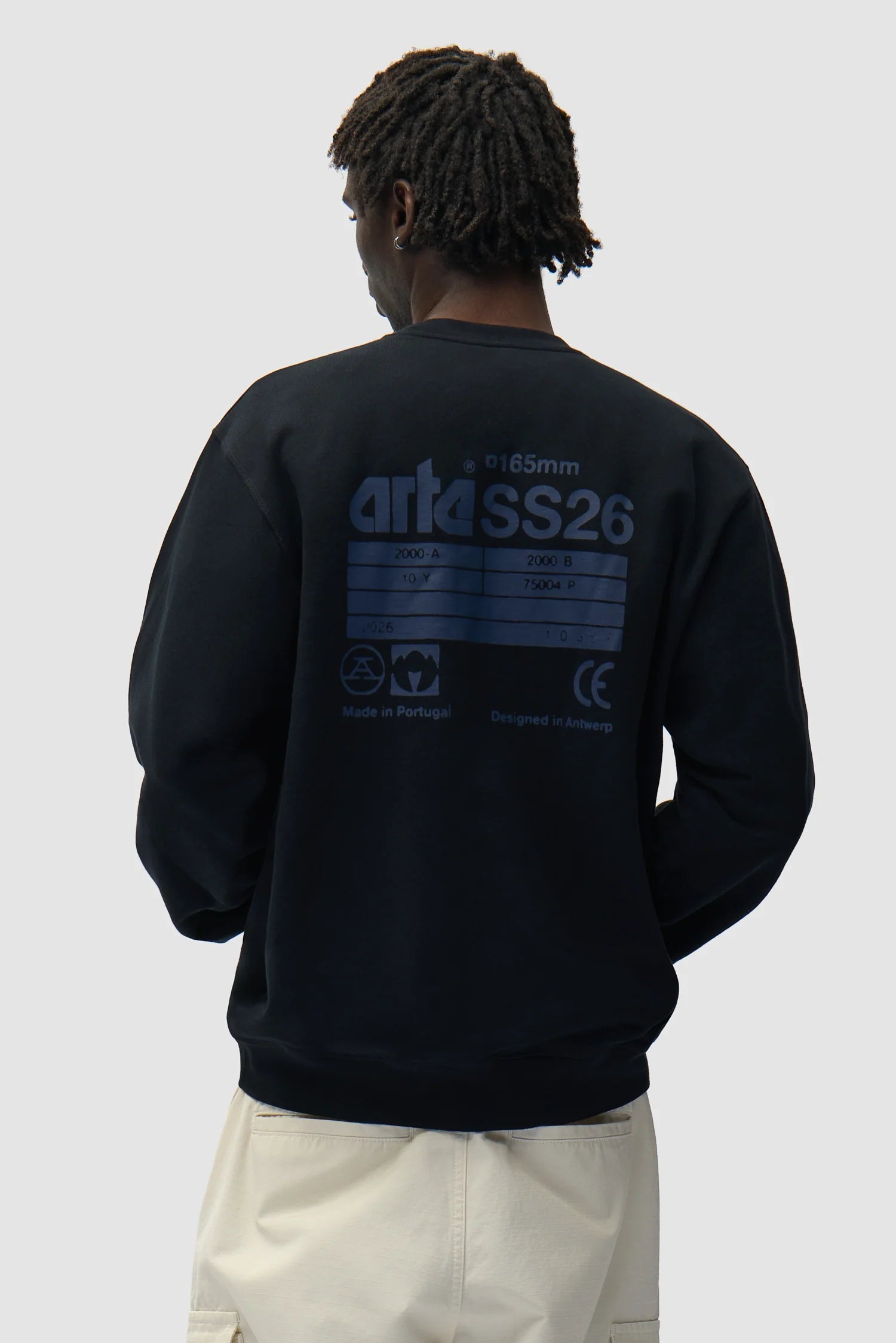 Arte - Sweatshirt Back SS26 Noir