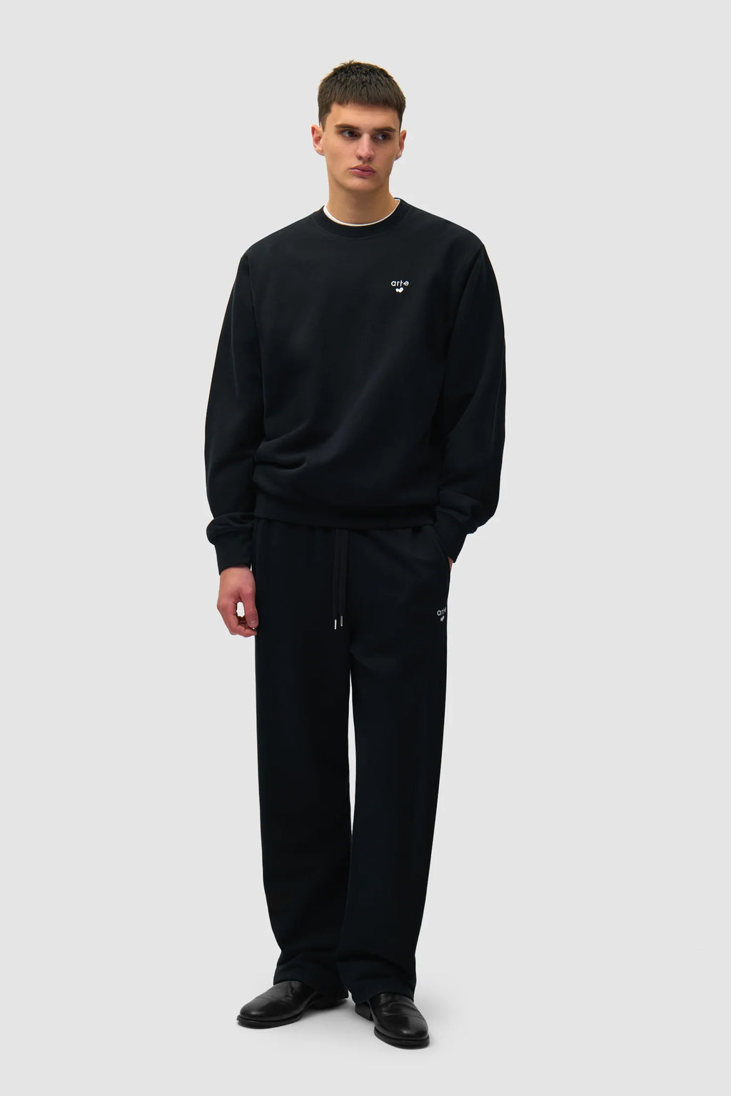 Arte - Sweatshirt avec logo coeur Noir