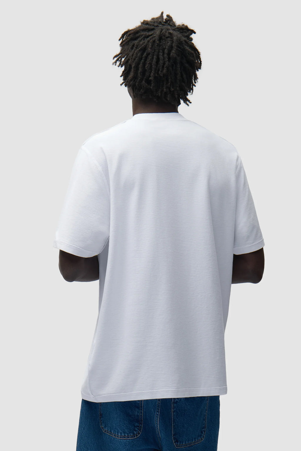 Arte - T-shirt à étiquette réversible Blanc