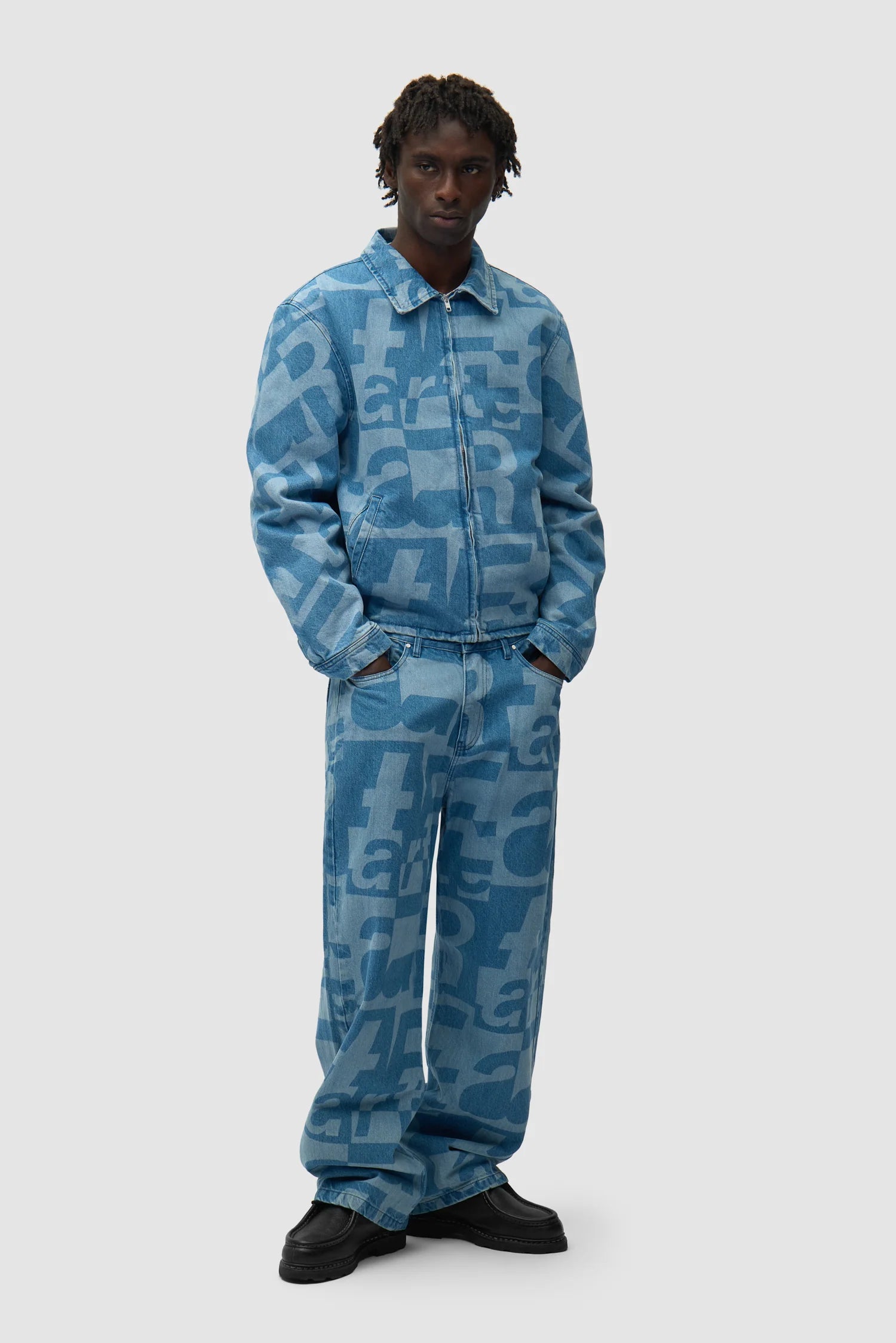 Arte - Veste en denim intégral Denim Brut