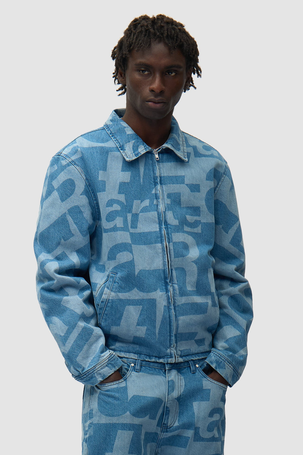 Arte - Veste en denim intégral Denim Brut