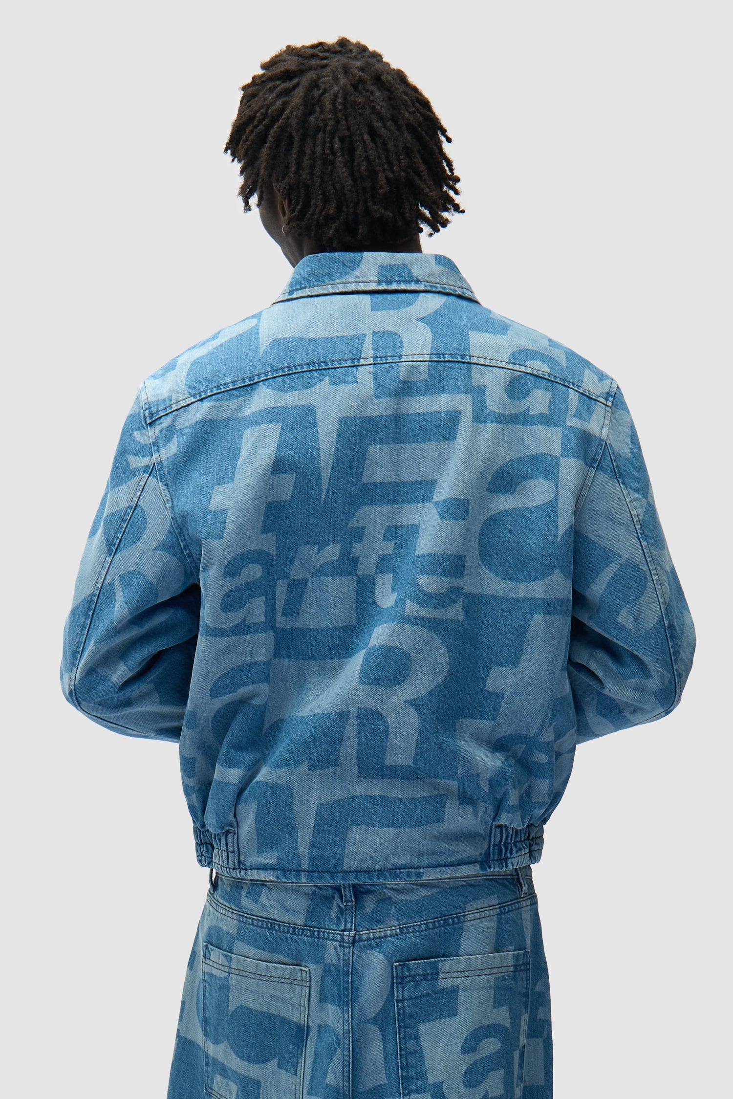 Arte - Veste en denim intégral Denim Brut