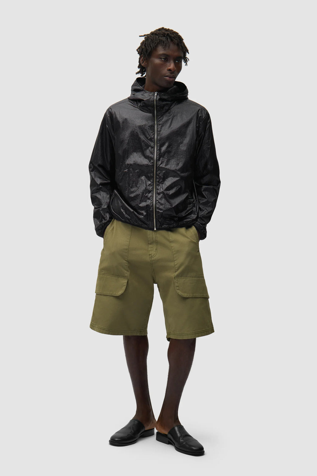 Arte - Veste Shiny Nylon Noir