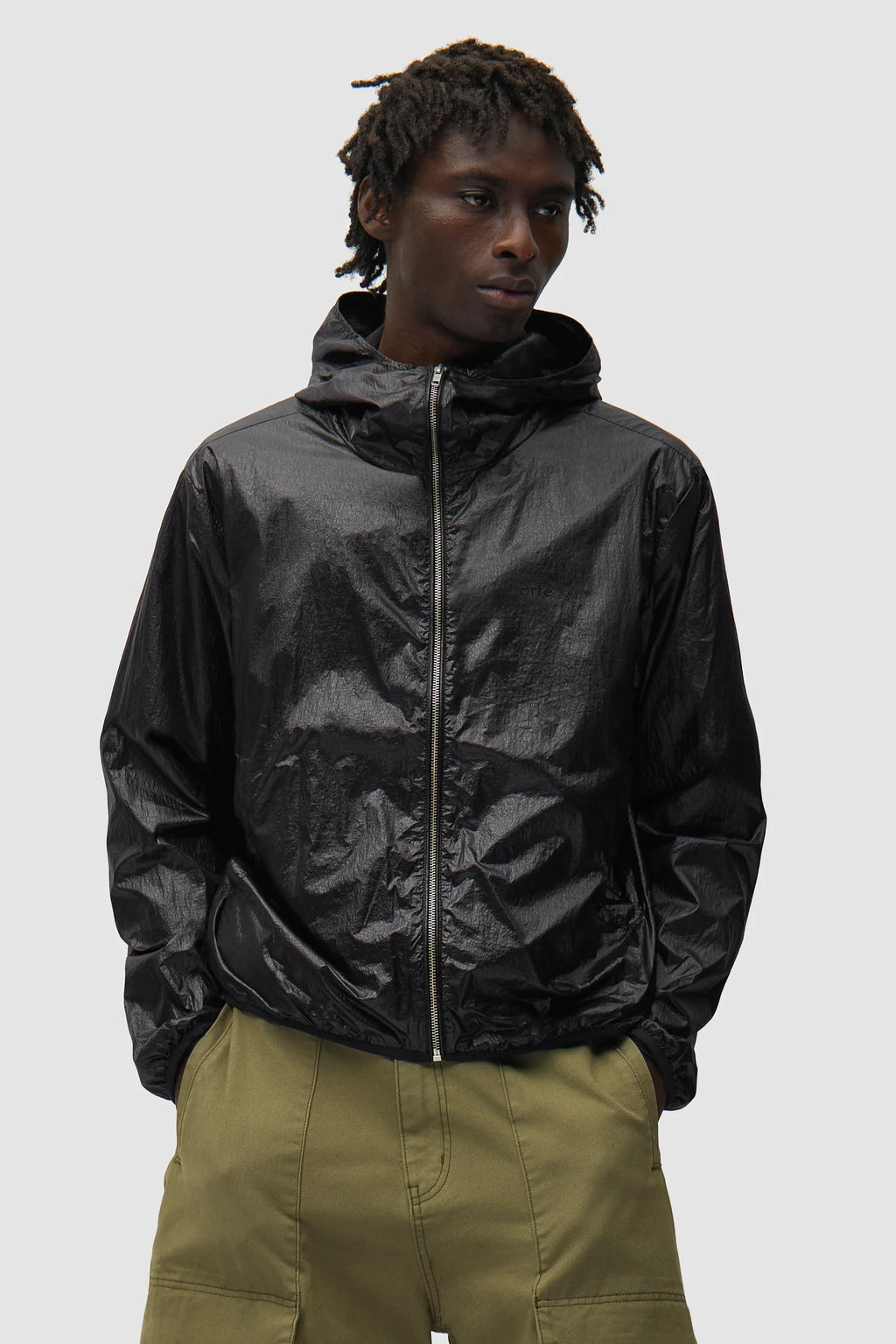 Arte - Veste Shiny Nylon Noir