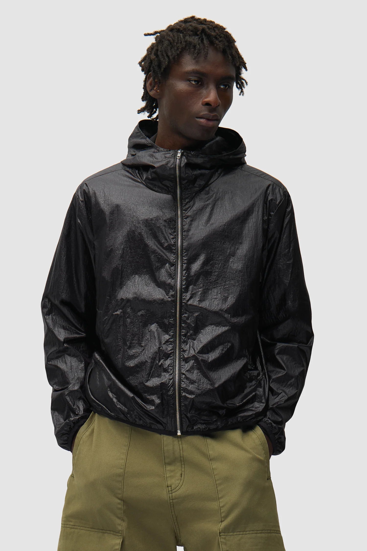 Arte - Veste Shiny Nylon Noir