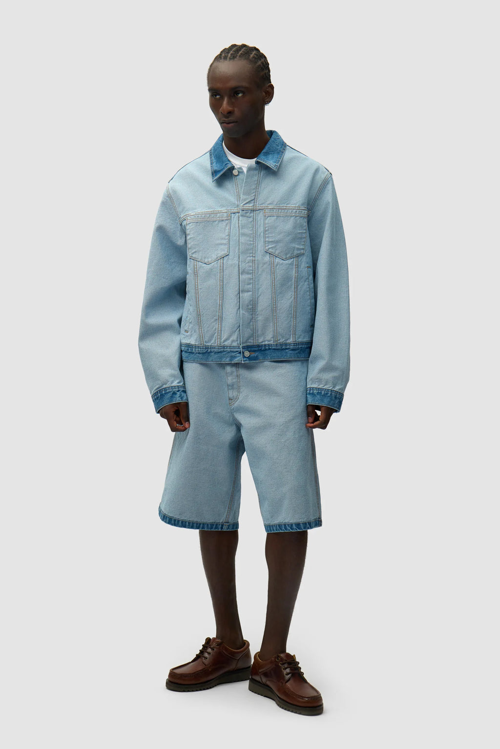 Arte - Veste en denim à l'envers Bleach
