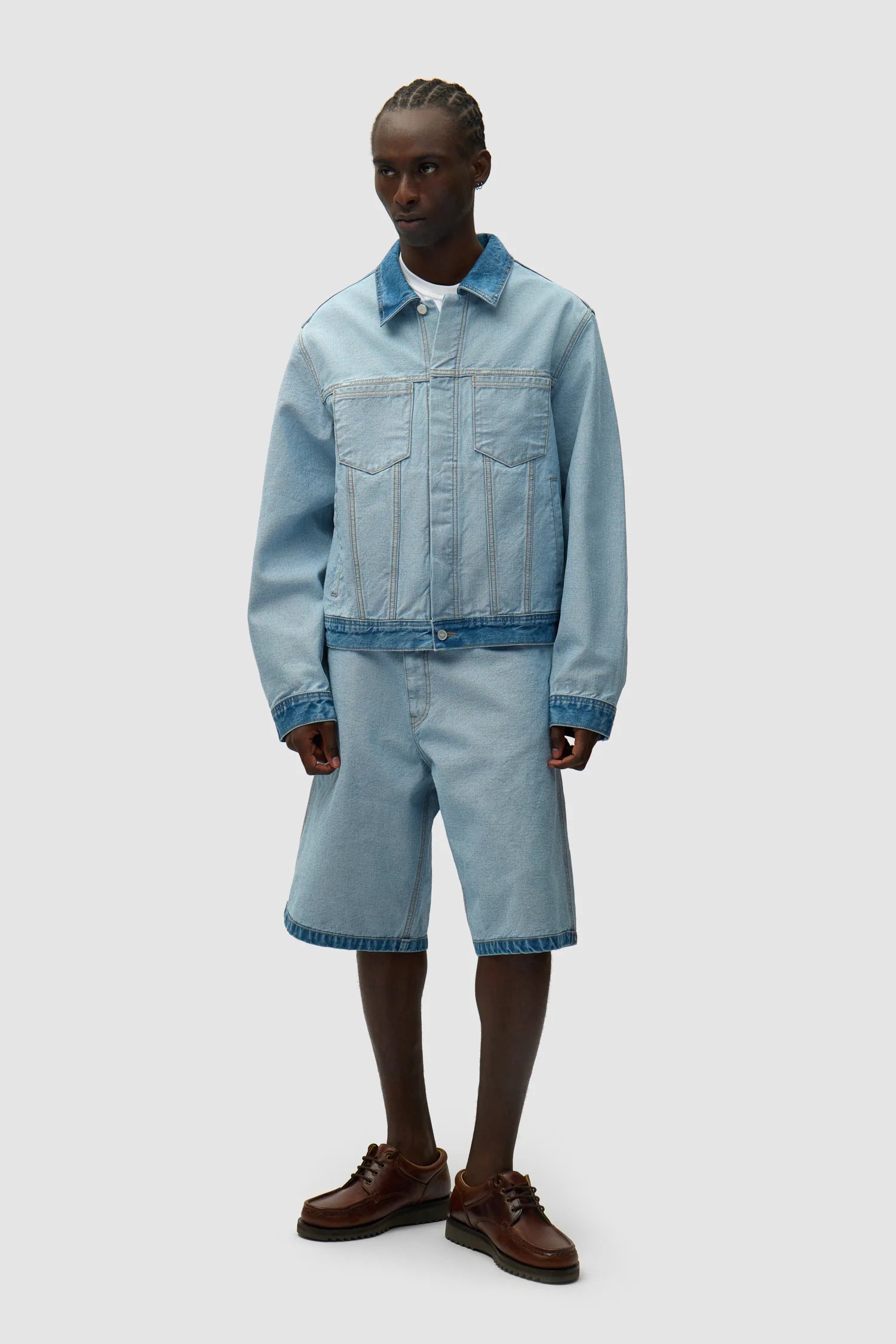 Arte - Veste en denim à l'envers Bleach