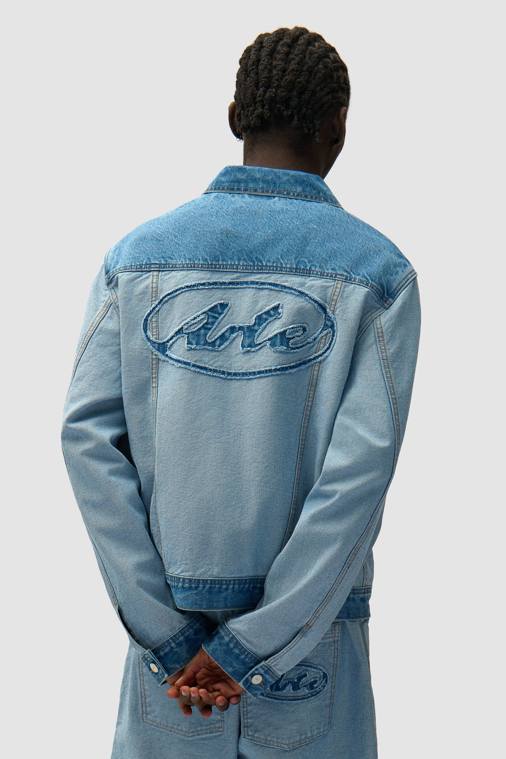 Arte - Veste en denim à l'envers Bleach
