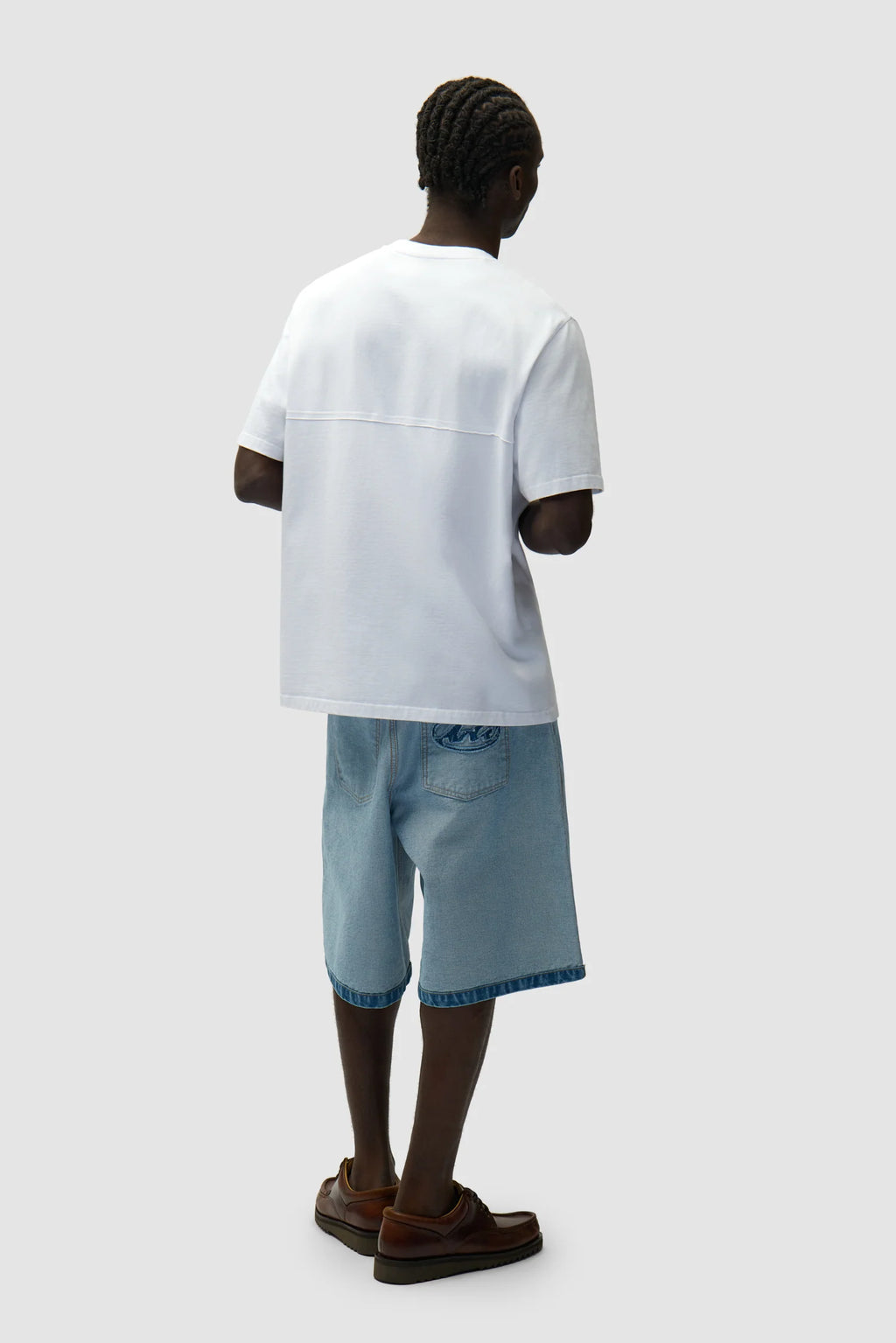 Arte - Short en denim à l'envers Bleach
