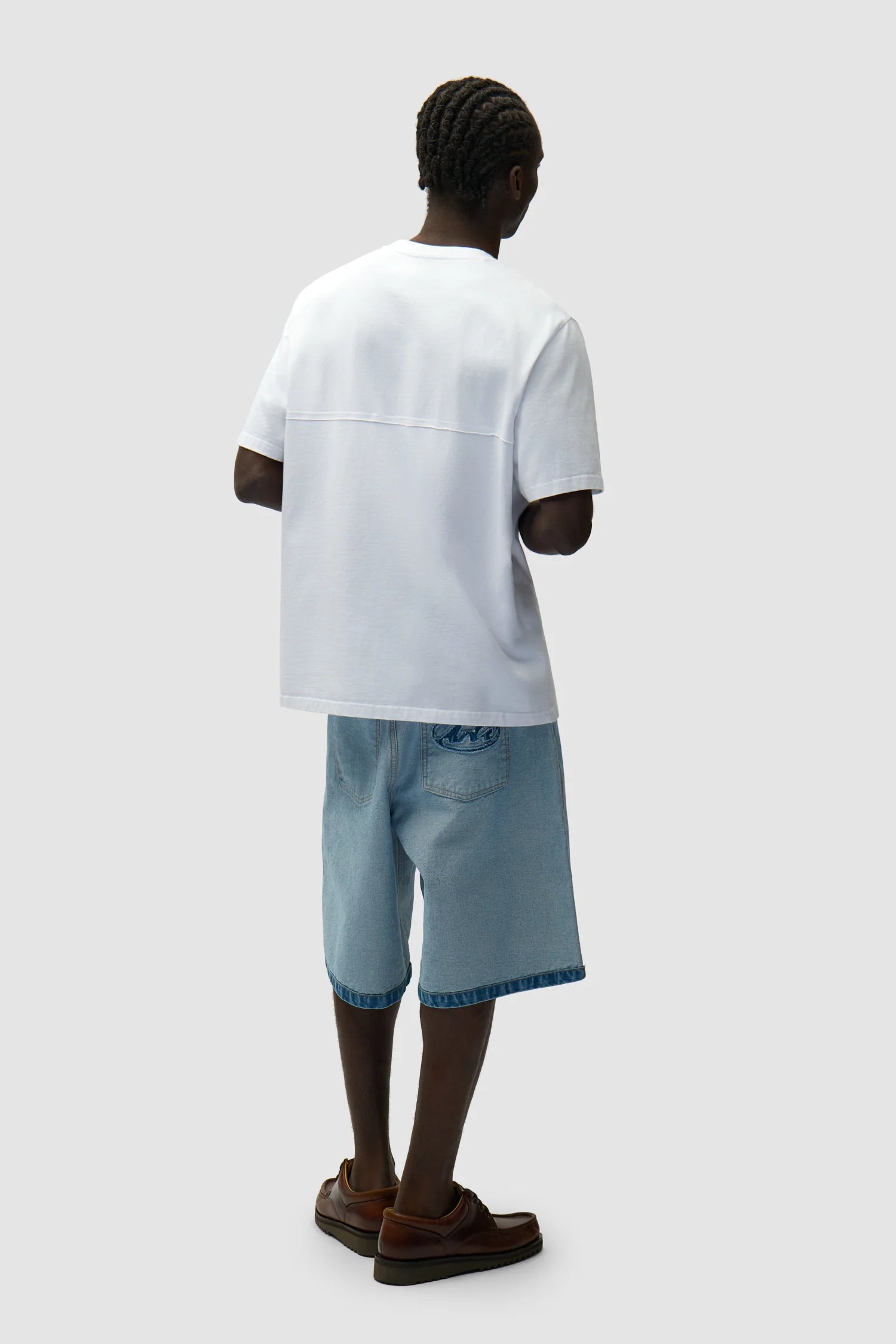 Arte - Short en denim à l'envers Bleach