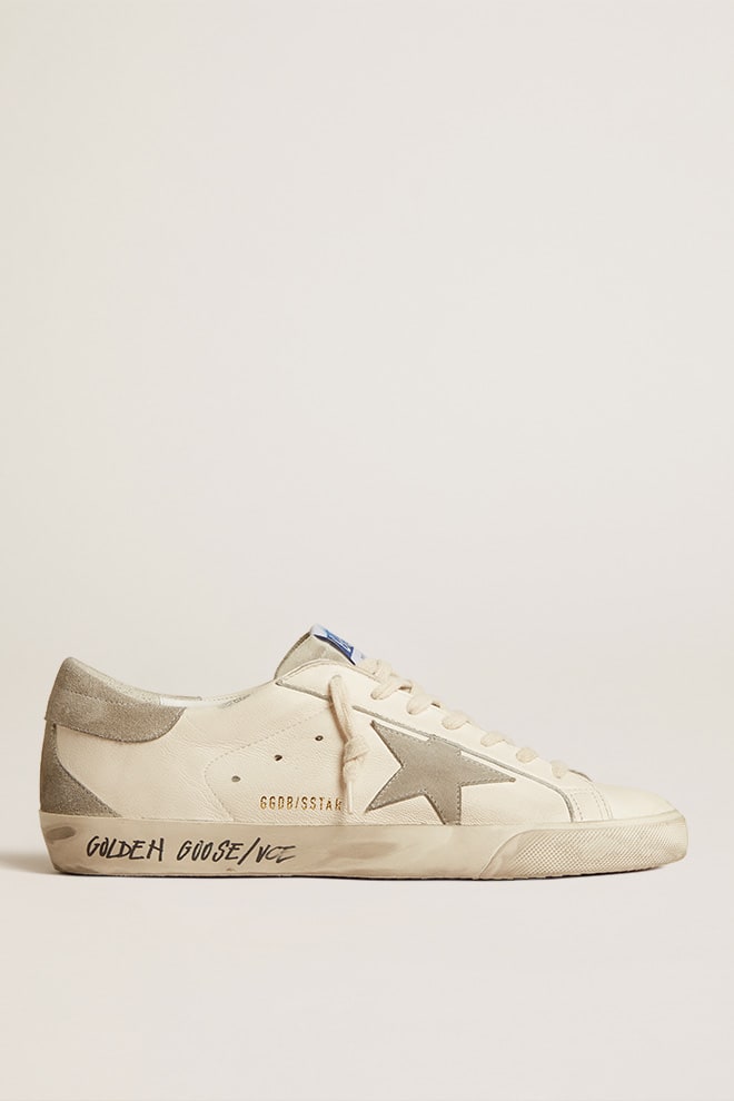 Golden Goose - Super Star en Nappa blanc avec étoile Ice