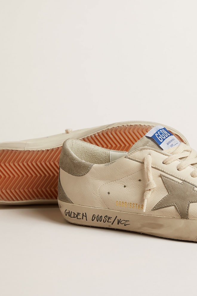 Golden Goose - Super Star en Nappa blanc avec étoile Ice