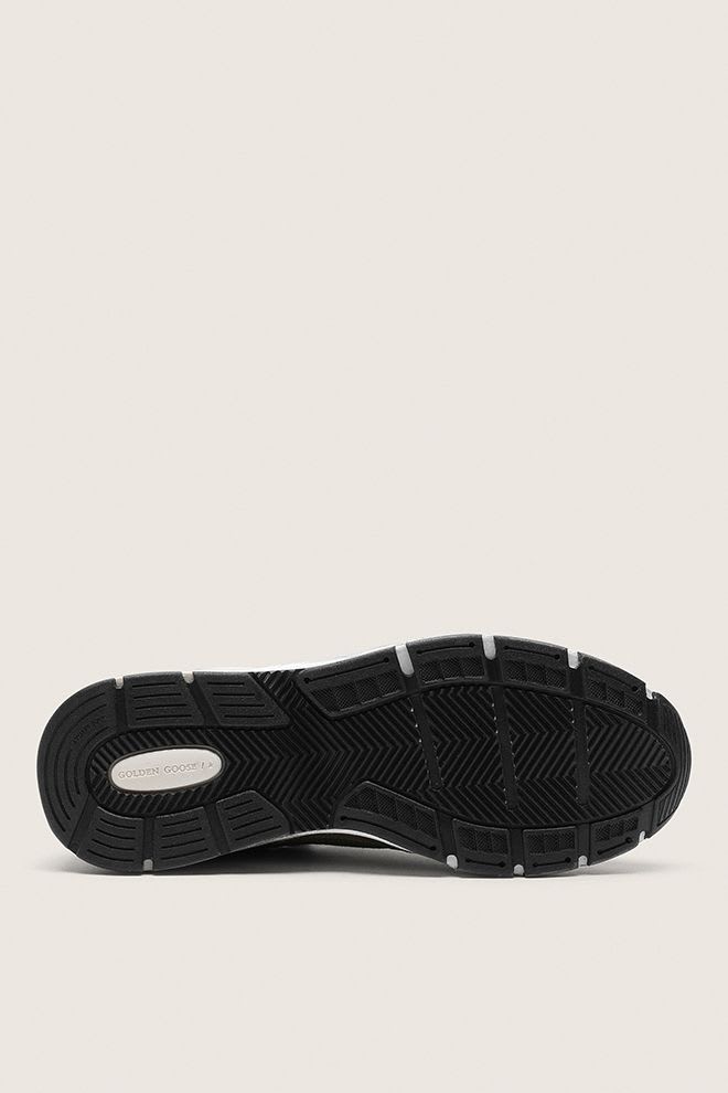 Golden Goose - Running Dad  New Daim Nappa Mesh Gris et étoile Noire