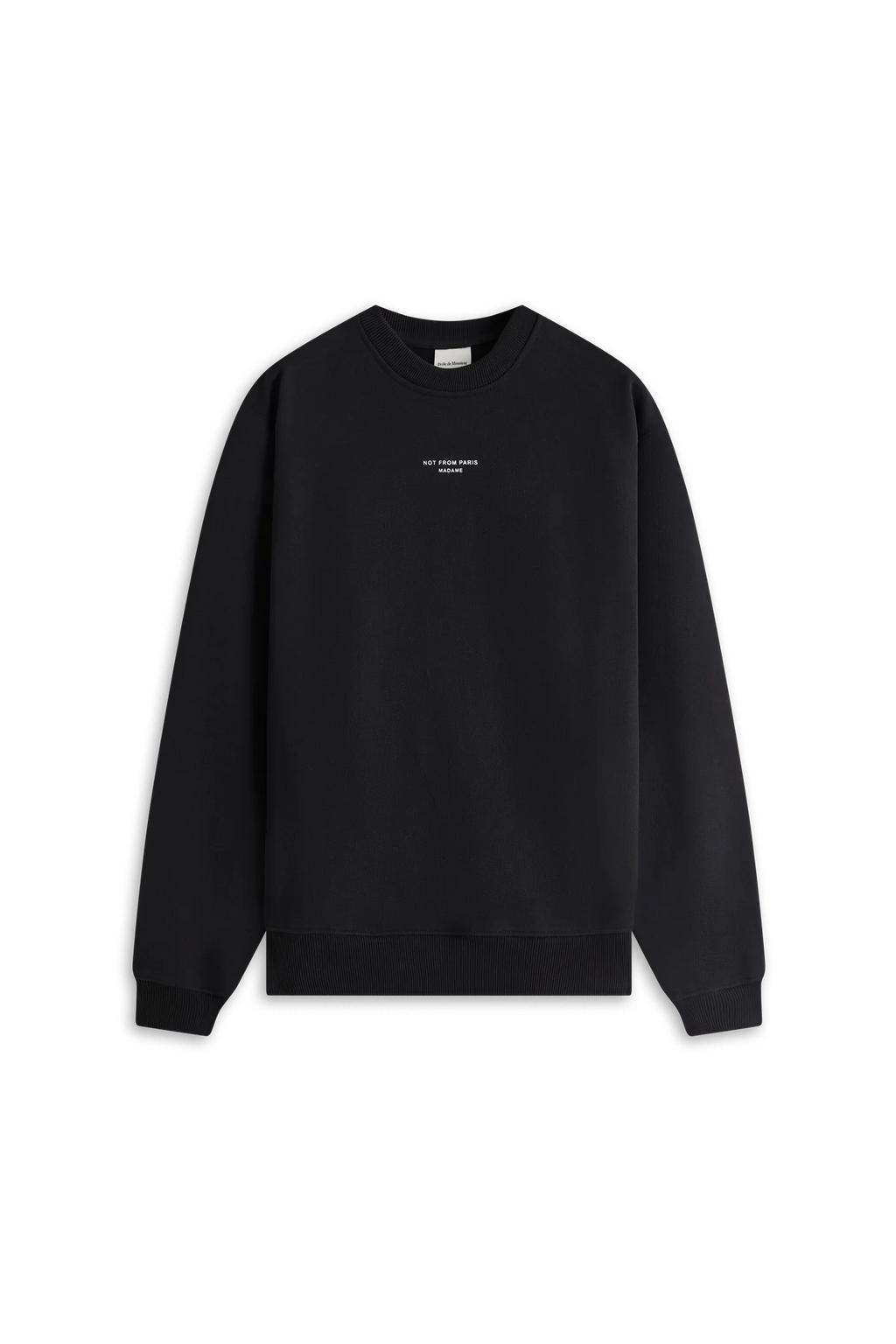Drôle de Monsieur - Sweatshirt Slogan Classique Black