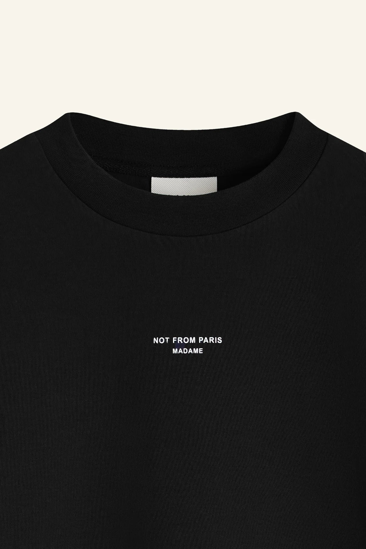 Drôle de Monsieur - Tee-Shirt Slogan Classique Black