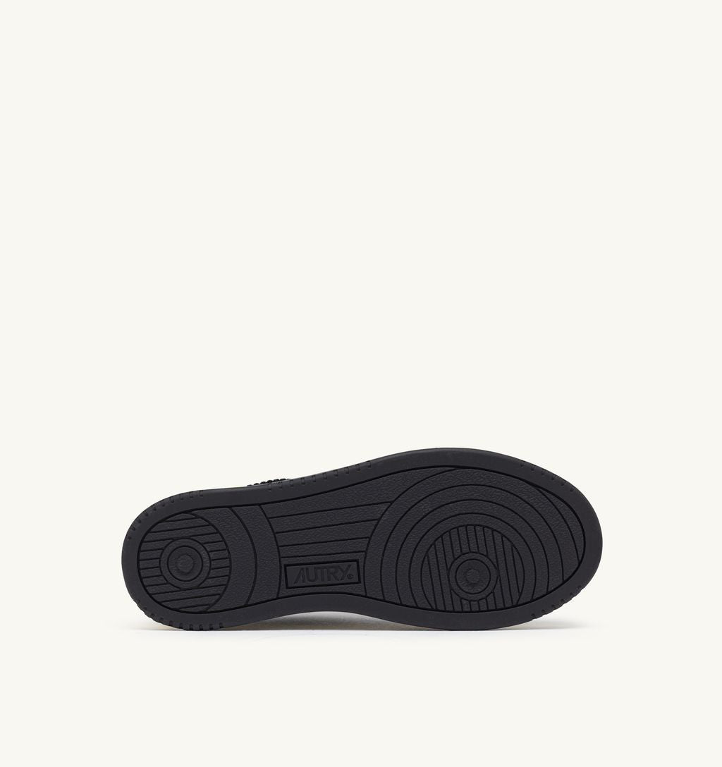 AUTRY - Basket Medalist Low Velvet Corduroy/Slipper/Canvas Phantom/black/Grey