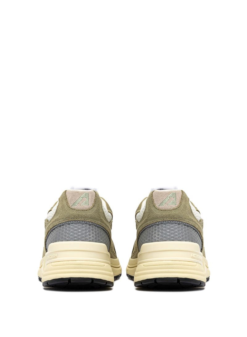 AUTRY - Basket Hyperway Suede/mesh GreyGreen/Silver