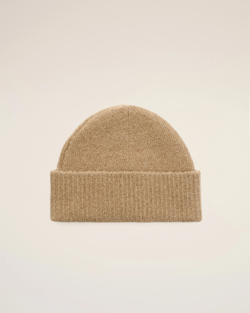 AMI - Bonnet Ami de Coeur Alpaga Beige Mastic
