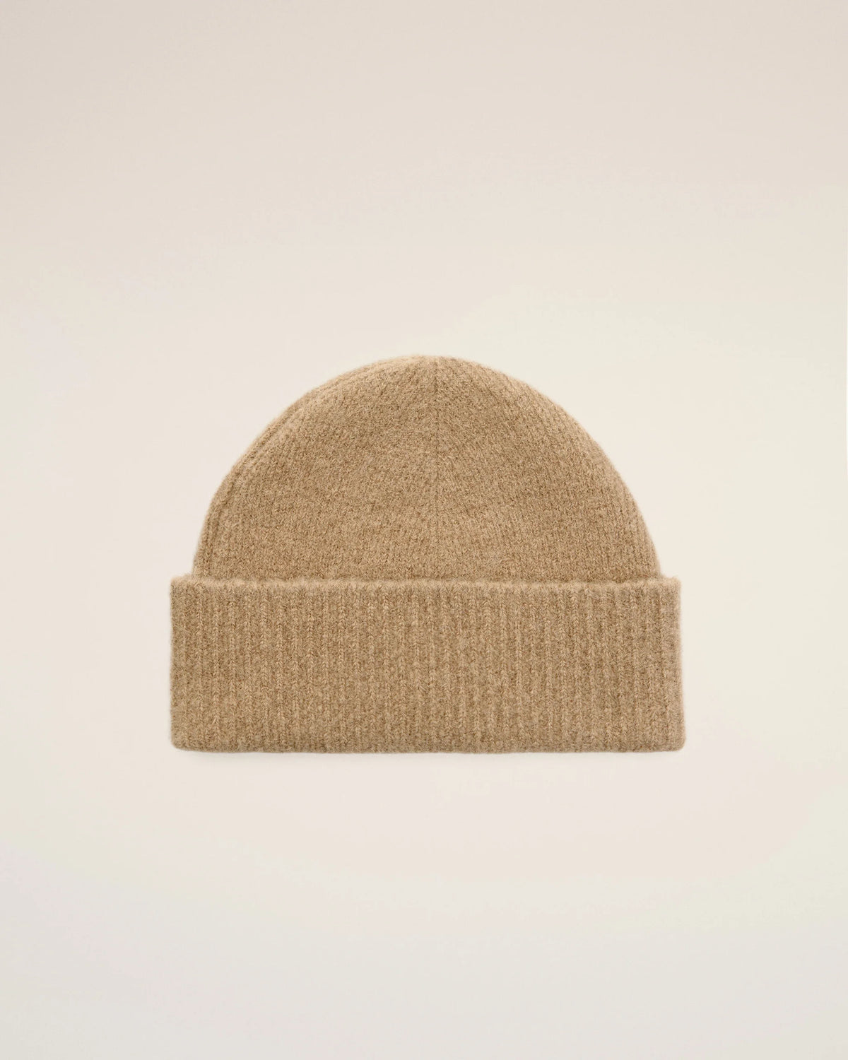AMI - Bonnet Ami de Coeur Alpaga Beige Mastic