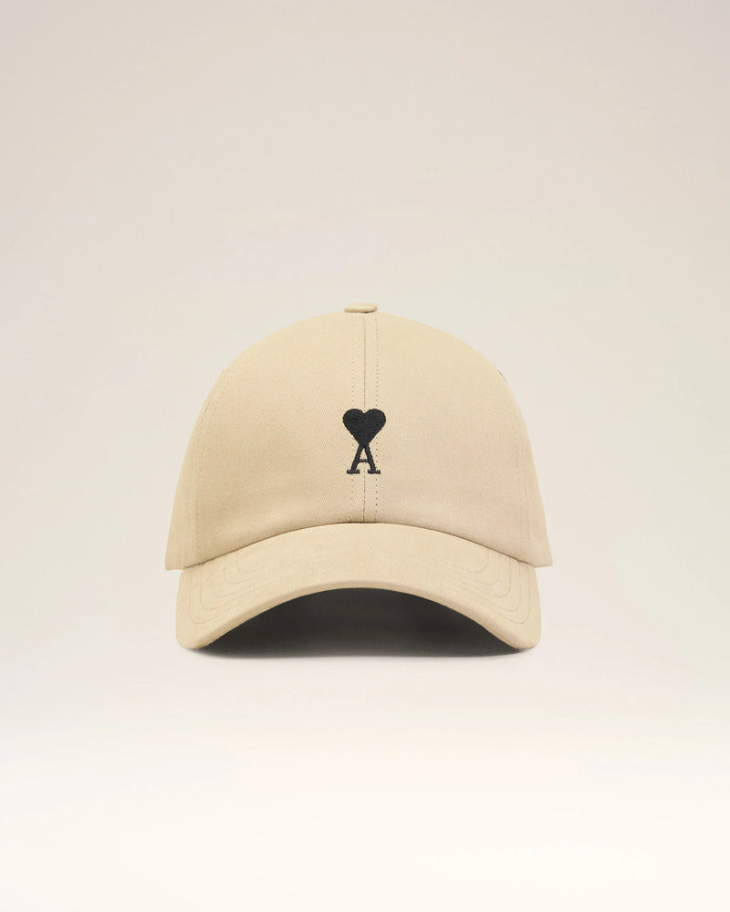 AMI - Casquette broderie Ami de Coeur Café Crème