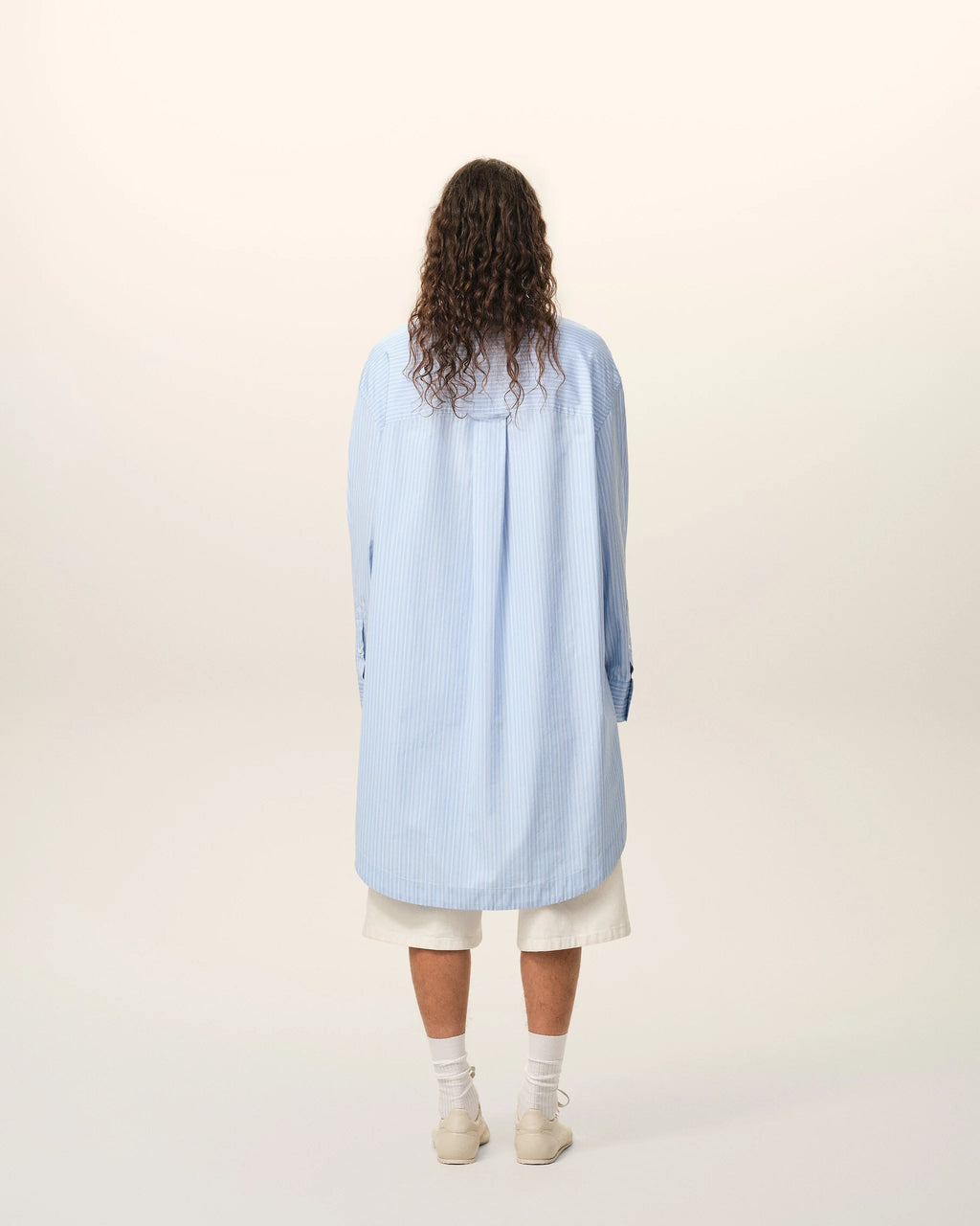 AMI - Robe Chemise Ami de coeur Bleu