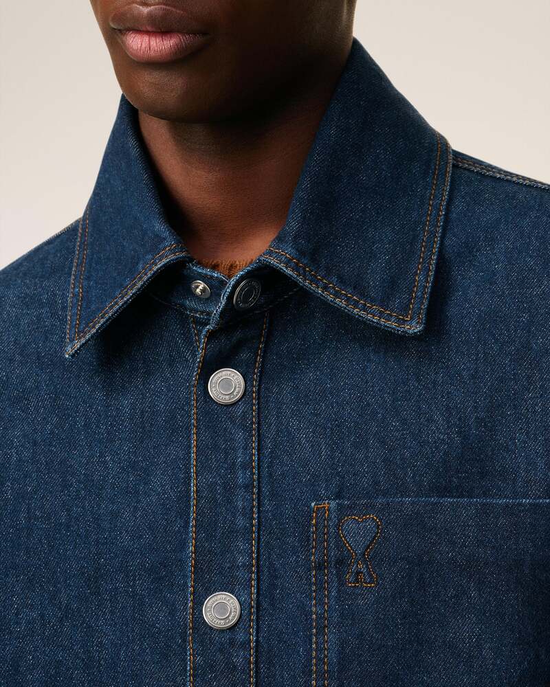 AMI - Surchemise denim Ami de coeur Indigo