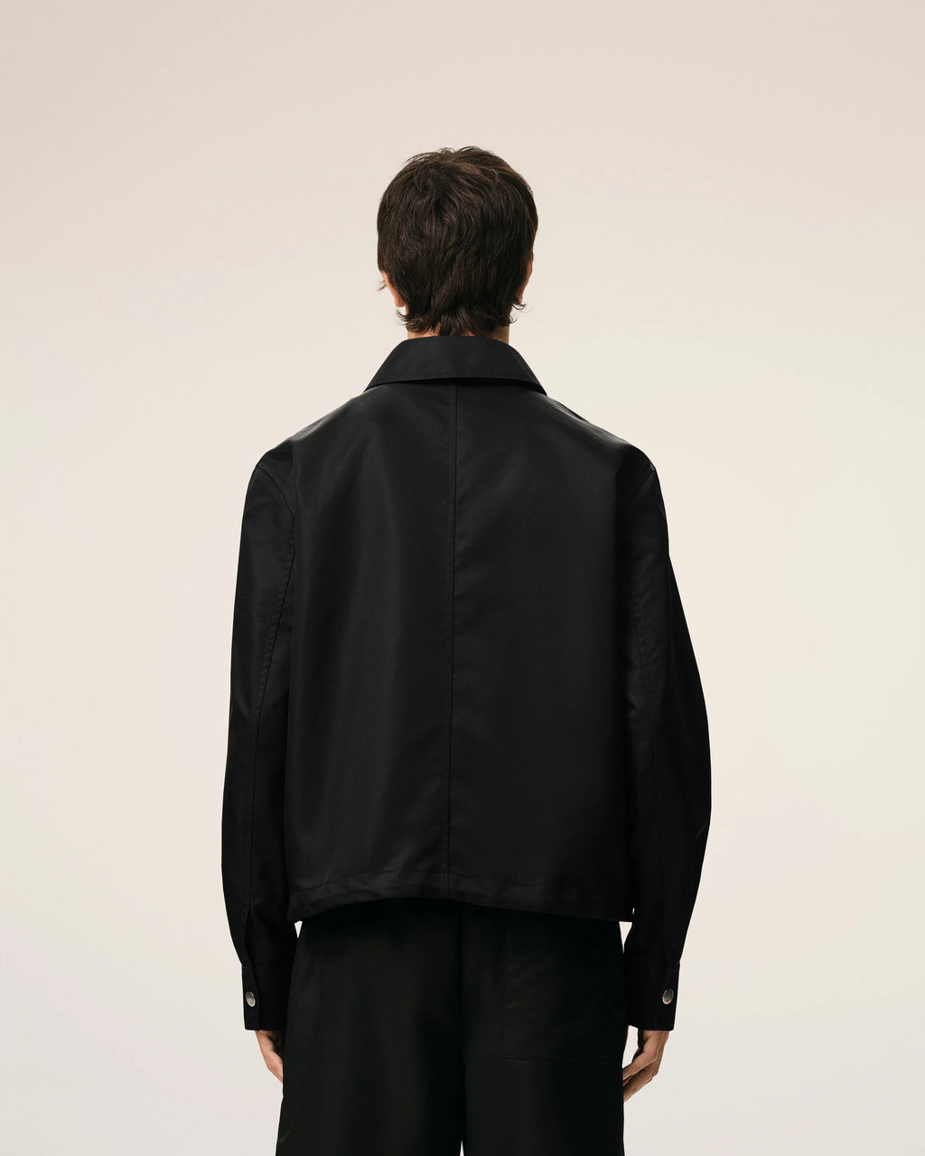 AMI - Blouson Noir Rivet Ami de Coeur Noir