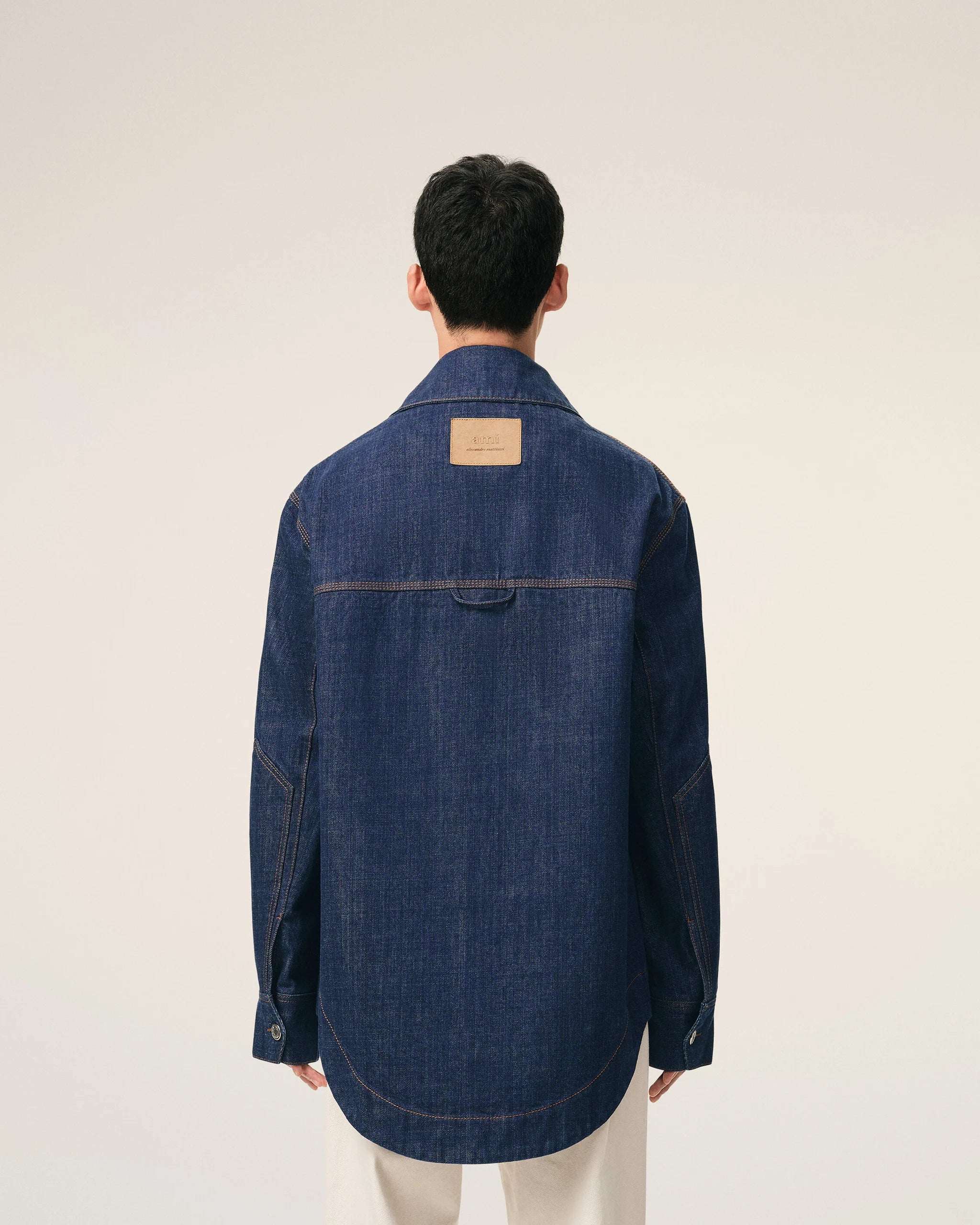 AMI - Surchemise Ami de Coeur Bleu Worker