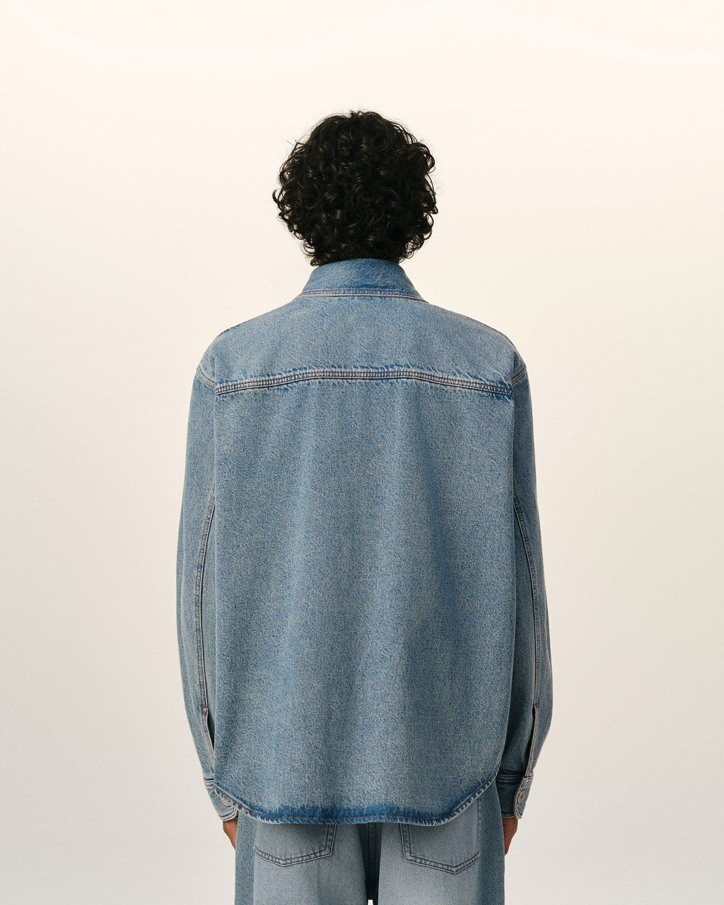 AMI - Surchemise Denim Ami de coeur Bleu Used