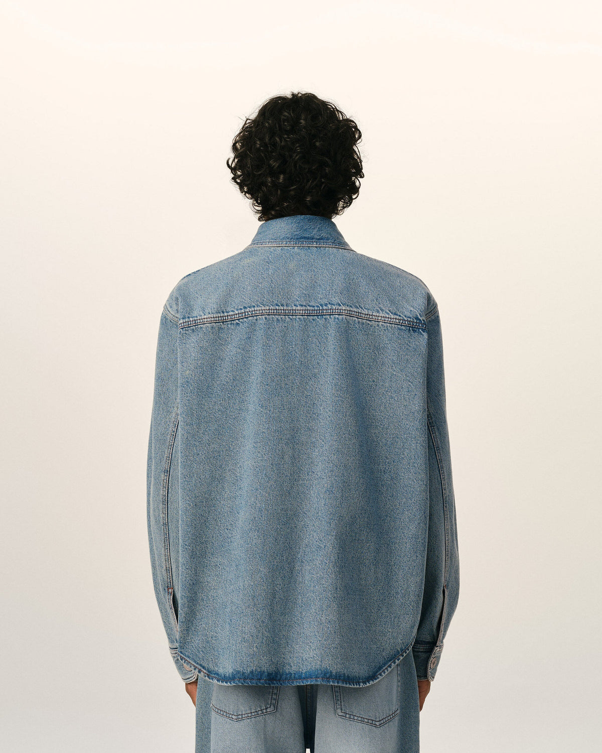 AMI - Surchemise Denim Ami de coeur Bleu Used